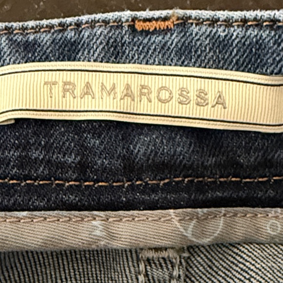 Tramarossa High Rise Belted Straight Leg Jeans Waist 27 - Picture 6 of 12